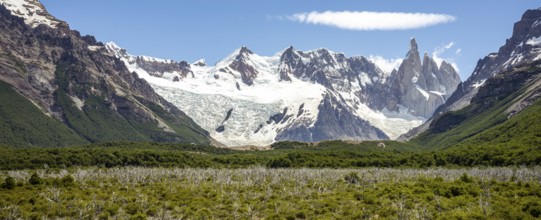 Mount Cerro Torre, Laguna Torre Trail, El Chaltén, Santa Cruz Province, Argentina, South America