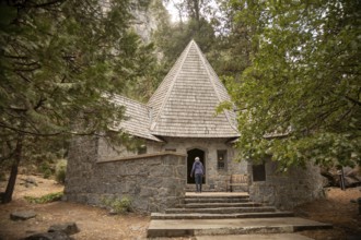 Yosemite National Park, California - The Yosemite Conservation Heritage Center, built by the Sierra