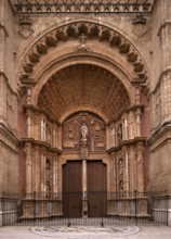 La Seu, Basilica de Santa Maria, Cathedral of St Mary, Palma de Majorca, Majorca, Balearic Islands,