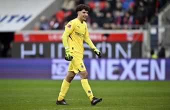 Goalkeeper Tiago Pereira Cardoso Borussia Mönchengladbach BMG (42) smiles Voith-Arena, Heidenheim,