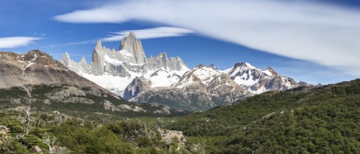 Mount Fitz Roy, Fitz Roy Viewpoint, Laguna de los Tres Trail, El Chaltén, Santa Cruz Province,