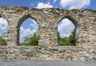 Caminau castle ruins, Königswartha, Saxony, Germany, Europe