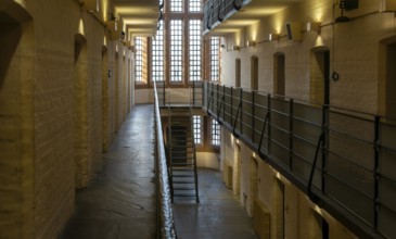 Interior of Victorian jail museum, Lincoln Castle, city of Lincoln, Lincolnshire, England, UK