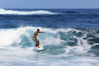 Surfer, surfing, surfers, surfing, water sports, Tahitian, wave, spray, surf, Teahupoo, also