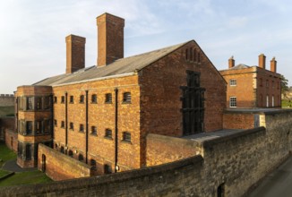 Exterior of Victorian jail museum, Lincoln Castle, city of Lincoln, Lincolnshire, England, UK