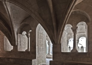 Cistercian monastery founded in 1148, cloister inside, north wing, part of the east wing on the