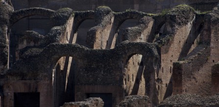 Brick masonry substructures for the spectator stands