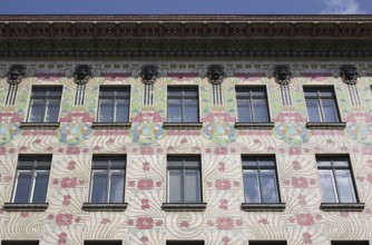 Vienna, Linke Wienzeile No. 40, residential building by Otto Wagner 1898-1899