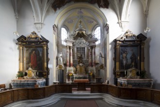 View eastwards to the high altar, St., Sankt, Saint