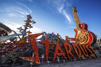 Stardust, old neon advertisement, Boneyard, Neon Museum, Las Vegas, Nevada, USA, North America