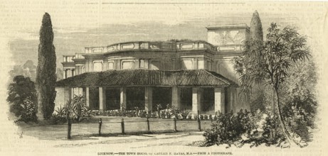 Lucknow the town house of captain Fahayes, M.A., Uttar Pradesh, India, Asia