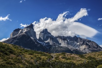 Cuernos del Paine, Torres del Paine National Park, Patagonia, Chile, South America