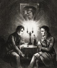 E. T. A. Hoffmann, 1776 - 1822, German Romantic author of fantasy and horror, together with Ludwig