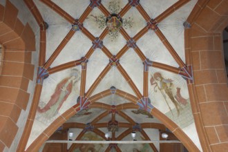 North aisle, frescoes in the 2nd bay, St. Quirin, Mary Magdalene Church of St., Church of St., St.,