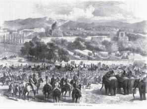 North west and Kashmir, entry of the governor general of India into Peshawar, Pakistan, Asia