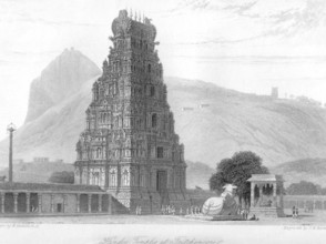 Hindoo Temples at Tritchencore, India, Asia