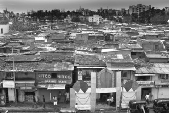 Slum, Goregaon, Bombay Mumbai, Maharashtra, India, Asia