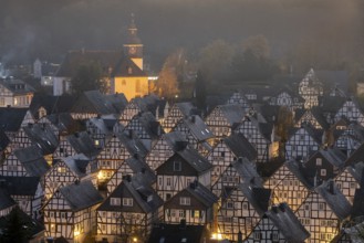 Freudenberg, the old town centre built entirely in half-timbered construction