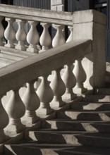 Italy Venice Rialto Bridge -441 built 1588-91 by Antonio da Ponte Balustrade detail