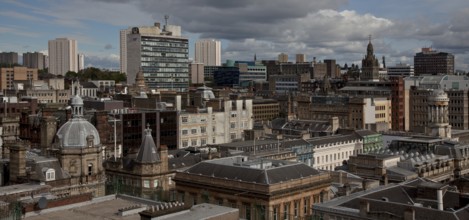 Glasgow view of the eastern city centre, seen from The Lighthouse exhibition centre