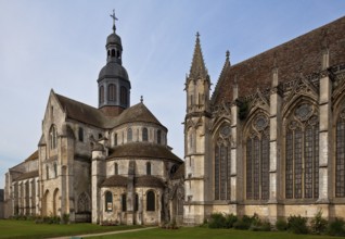 Built 1150-75, view from east-south-east, on the right partial view of the Sainte-Chapelle, built