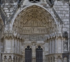 Bourges, Cathedral. South west portal, St., Saint, Saint