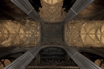 Seville, Cathedral, Vault of the Cathedral, St., Saint, Saint