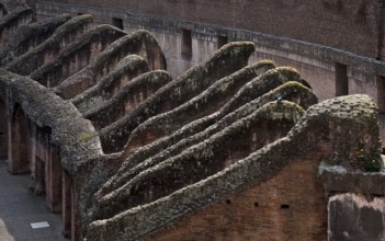 Brick masonry substructures for the spectator stands