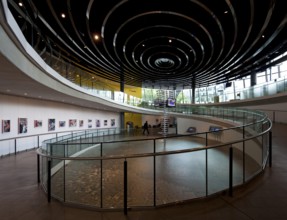 Completed in 2002 by Norman Foster and Partners, exhibition vestibule