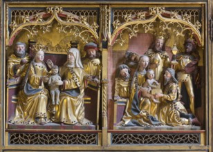 All Saints' Retable, Adoration of the Magi, St., Saint, Saint