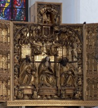 High altar centre shrine, Coronation of the Virgin Mary 1510-1517 by Master Michael from Augsburg,