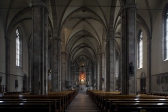 Bolzano, cathedral. View of the choir. The Cathedral of the Assumption of the Virgin Mary, also