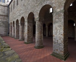 Leitzkau former monastery church 12th century 86671 northern row of pillars from north-west