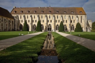 Cistercian abbey founded in 1228, east wing of the cloister from the east, St., Sankt, Saint