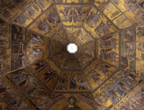 Florence, Florence, Piazza del Duomo, Baptistery of San Giovanni, dome, mosaic probably by Venetian