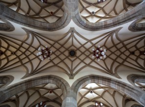 Balingen, town church (Church of Our Dear Lady), view into the vault