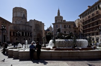 Spain Valencia Plaza de la Virgen 52106