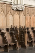 Northern choir stalls, St., Saint, Saint