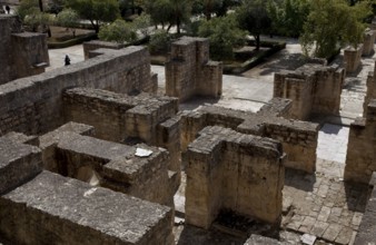 Medina Azahara, ruins of the palace city. Palace complex private chambers. built in ca 945