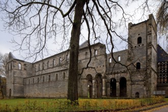 Paulinzella monastery ruins, main construction period 1105-24 since 16-17th century Ruin western