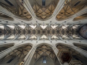 Überlingen, parish church of St Nicholas, vault in the nave