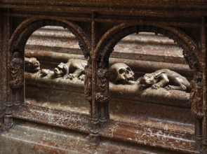 High Tomb of Emperor Frederick III by Gerhaert Niclas van Leyden (erected 1467-1513), detail of