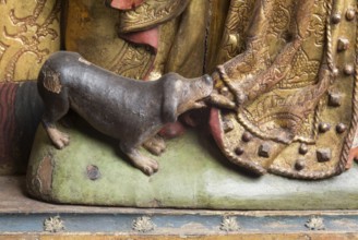 Altar of the Gertruden Brotherhood of Bearers, Lübeck c. 1509, carving: Henning van der Heide,