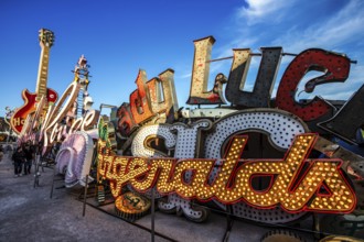 Boneyard, Neon Museum, Las Vegas, Nevada, USA, North America