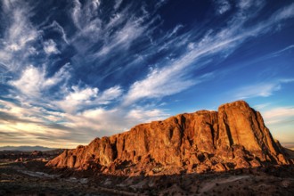 Gibraltar Rock, Valley of Fire State Park, Nevada, USA, North America