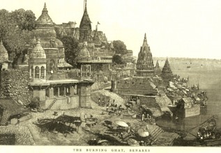 The Burning Ghat, Benares, Varanasi, Uttar Pradesh, India, Asia