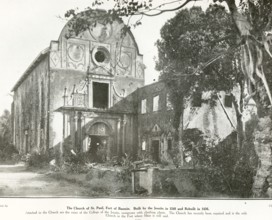 Catholic Community Church of St. Paul Fort of Bassein built by Jesuits in 1548 and rebuilt in 1636,