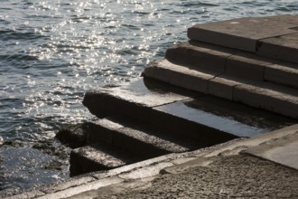 Italy Venice Canale di San Marco -321 Stairs along the riverbank