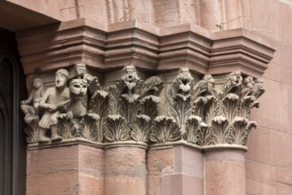 Mainz, St Martin's Cathedral, east choir, south portal, capital