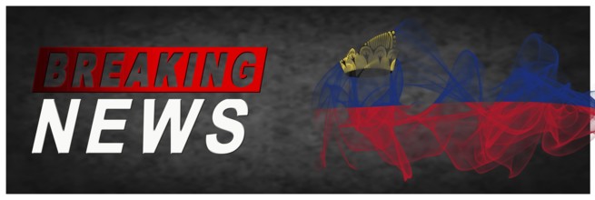 Liechtenstein Breaking News, Smoke Flag Background